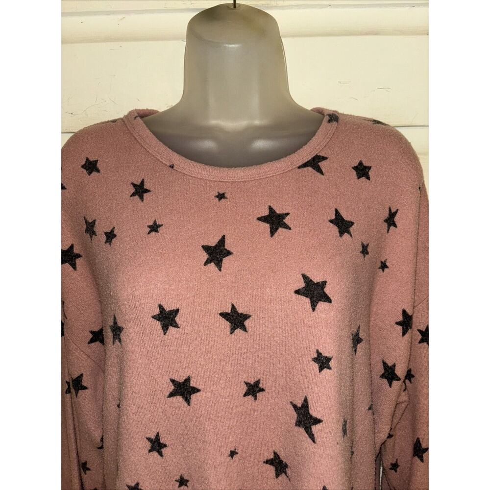 Z Supply Fleece Long Sleeve Pullover Sweatshirt Size M - Picture 2 of 8